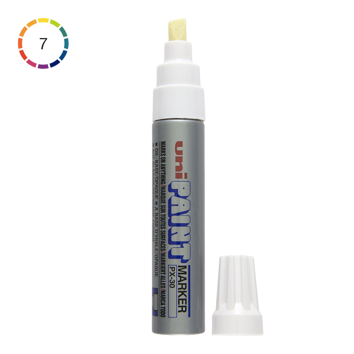 Details about   2pcs UNI-BALL PAINT PX-30 4.0mm-8.5mm oil based marker RED marks on anything 