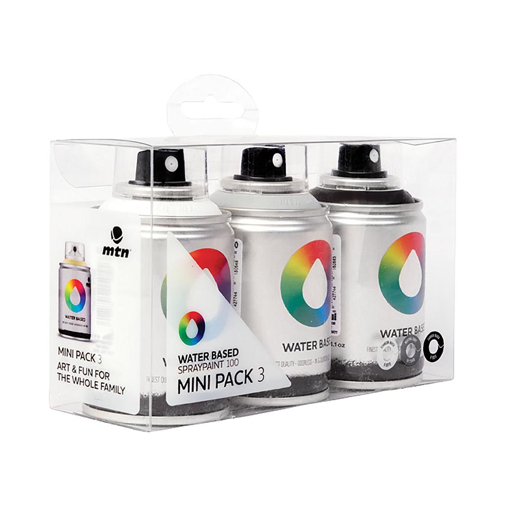 MTN Water Based Spray Paint 100ml (GBW) 3 Set 