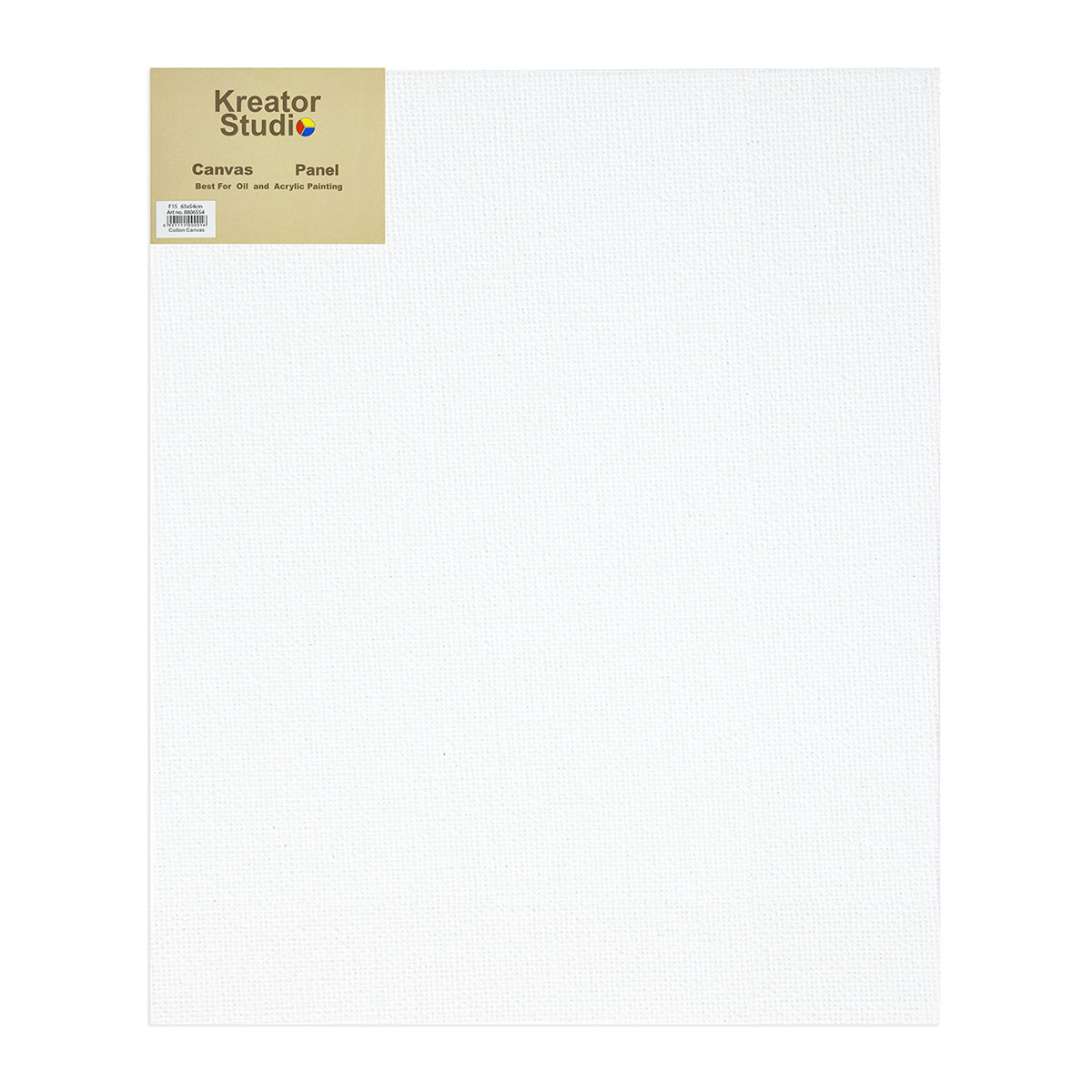 4x4 inch 100% Cotton White Quantum Art Student Stretched Canvas 10x10 cm 